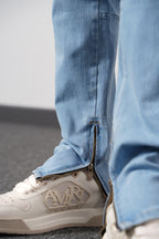 Jean Seattle Bleu Clair : FitSlim Zippé & Urban Daily