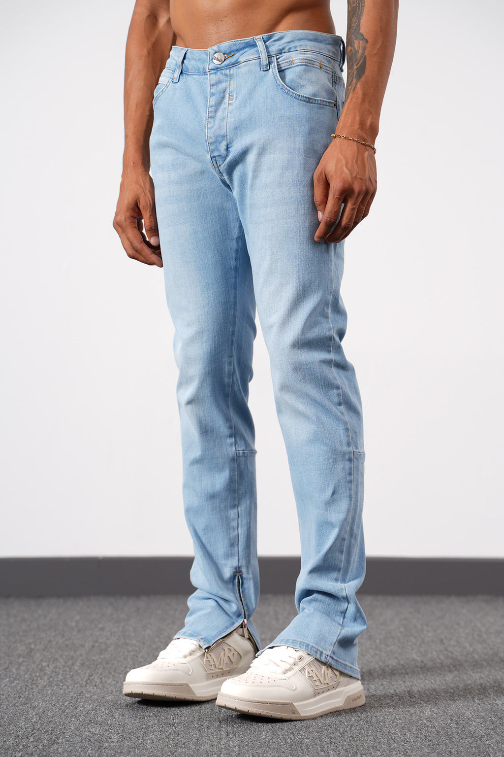 Jean Seattle Edition – Denim Bleu Clair Fit Slim