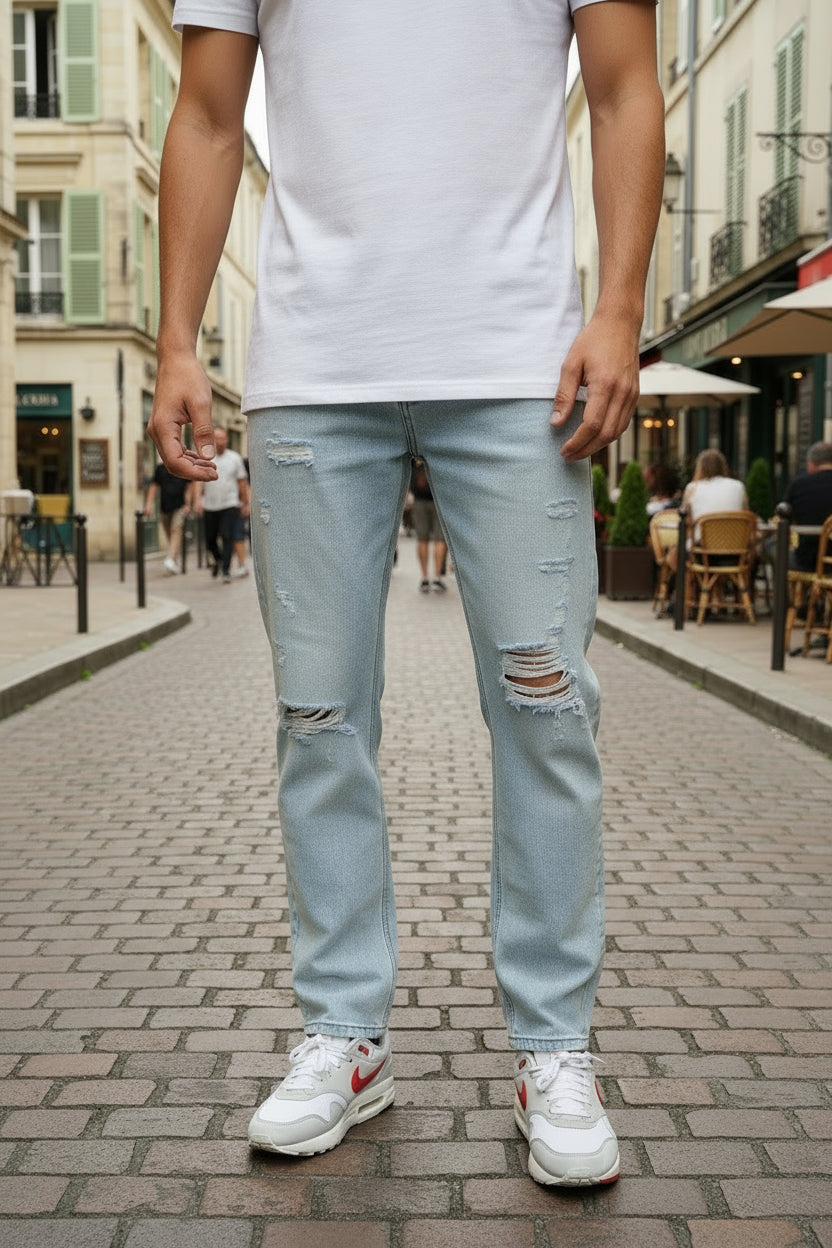 Jean New York Edition – Large Denim Bleu
