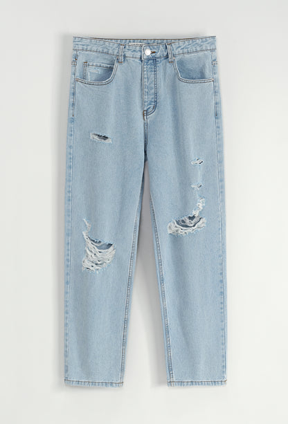Jean New York – Jalen Edition – Large Denim Destroy Bleu