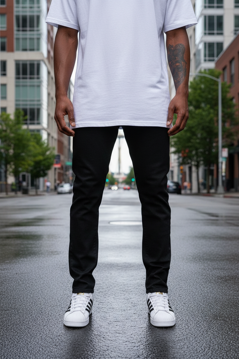 Jean Seattle Noir : FitSlim Zippé & Urban Daily