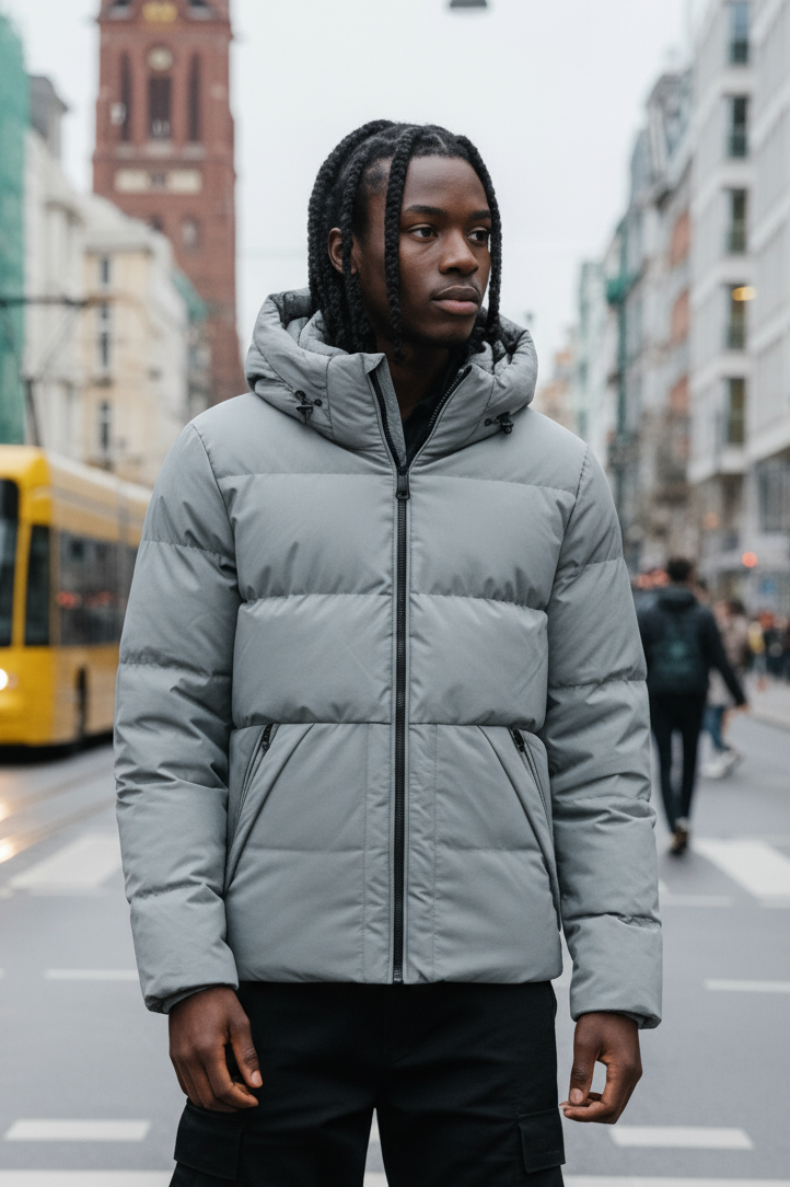 Doudoune Berlin Verte : Chaude & Street
