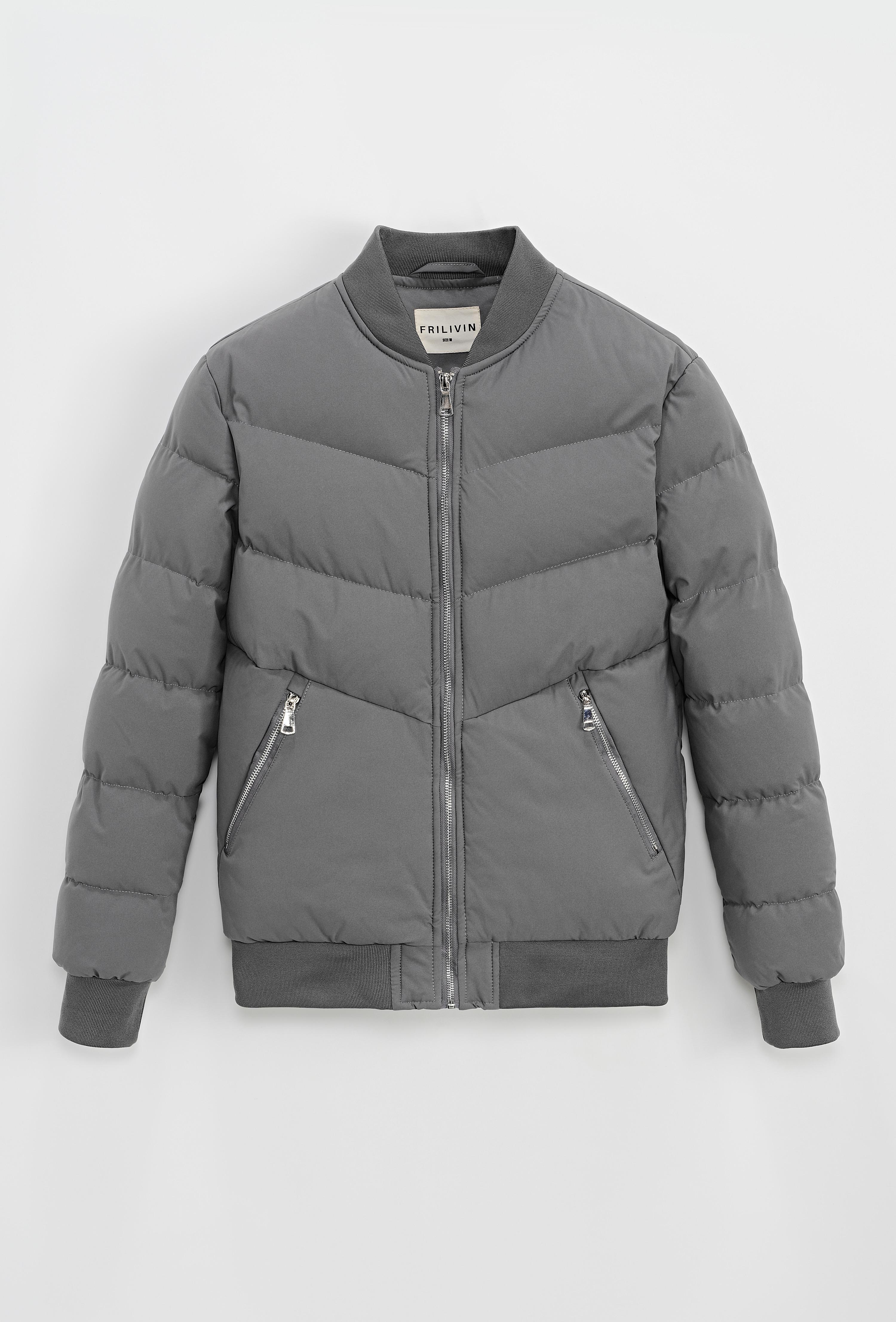 Veste Doudoune Varsovie Grise : Cintrée & Fluide