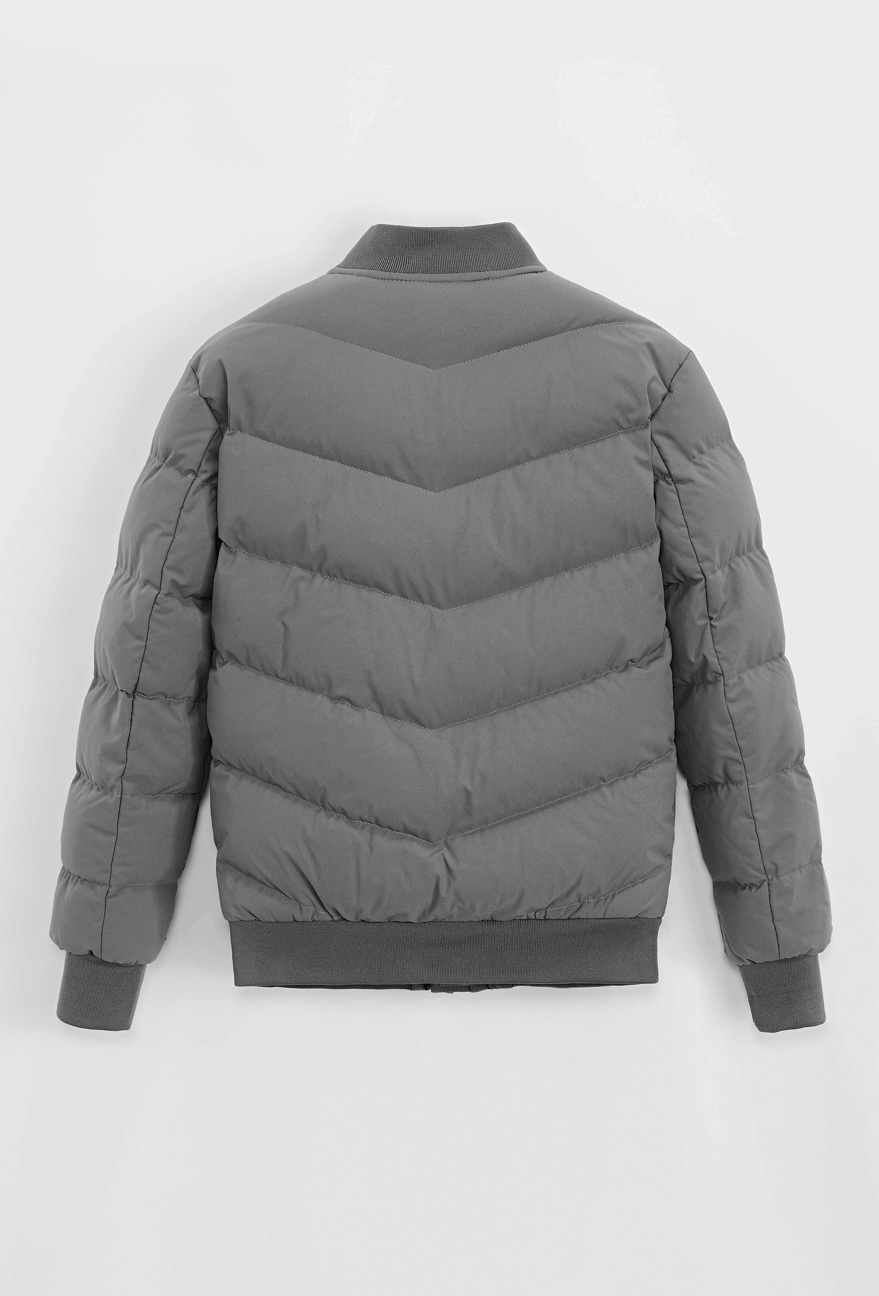 Veste Doudoune Varsovie Grise : Cintrée & Fluide