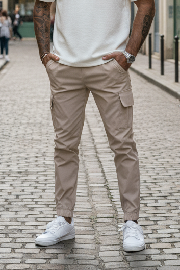 Cargo Moscou Beige – Silence, Réseau & Style