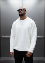 Pull Ottawa blanc : Coupe Oversize & Style White Ice