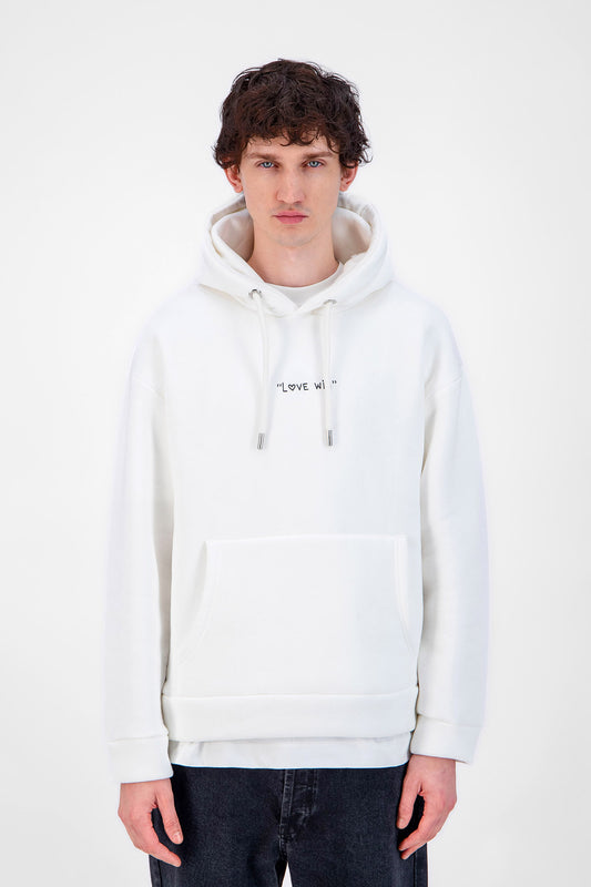 Sweat Love Win Blanc – Message fort et tendance streetwear