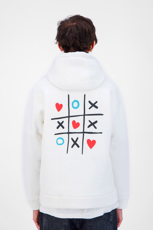 Sweat Love Win Blanc – Message fort et tendance streetwear