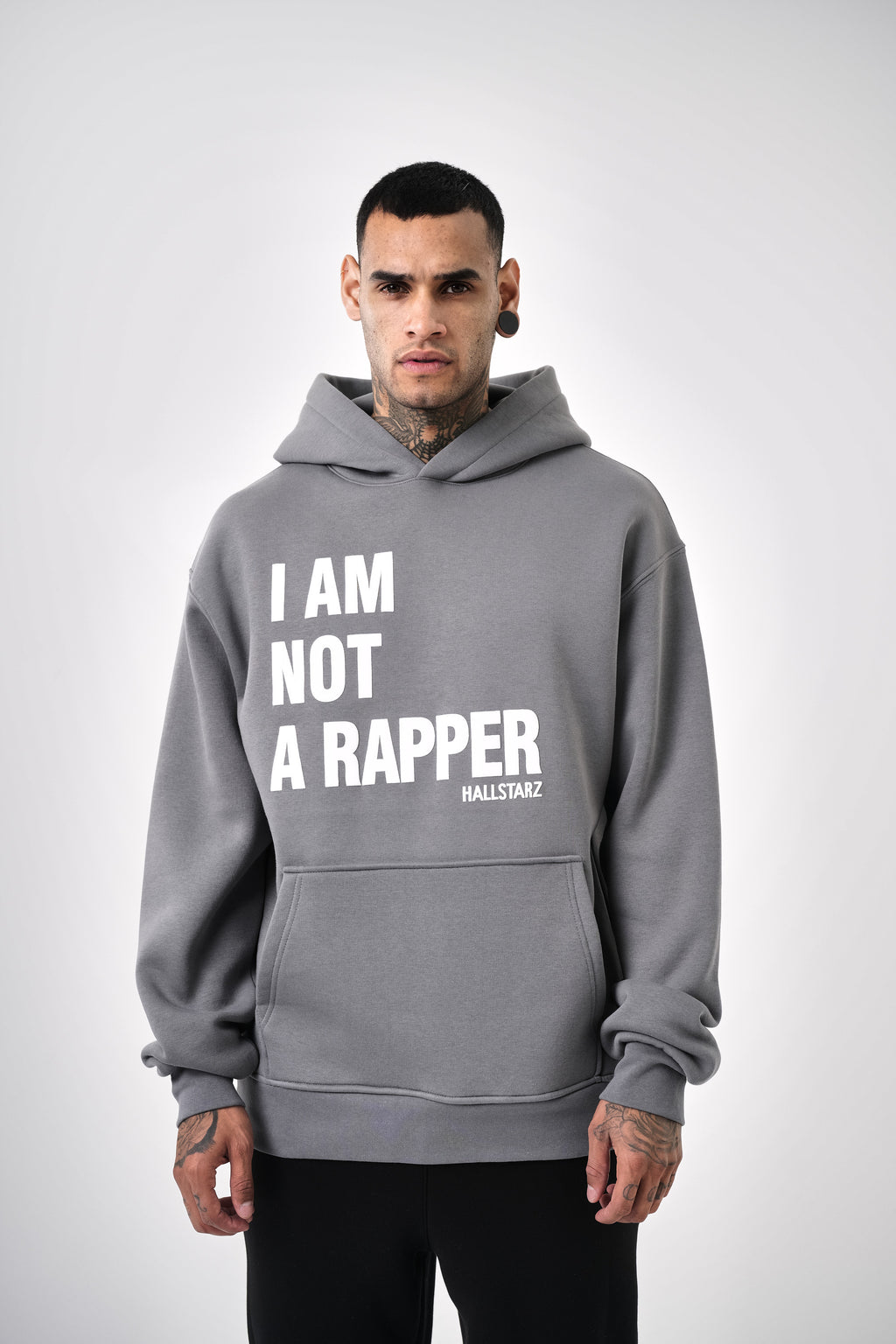 Sweat I am Not The Rapper Gris – Style urbain à Slogan