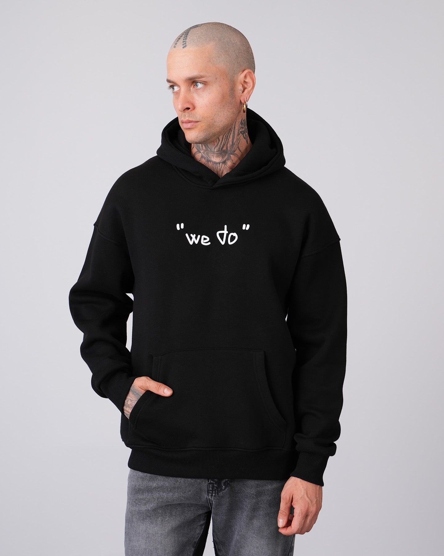 Sweat We Do Noir – Message fort et tendance streetwear