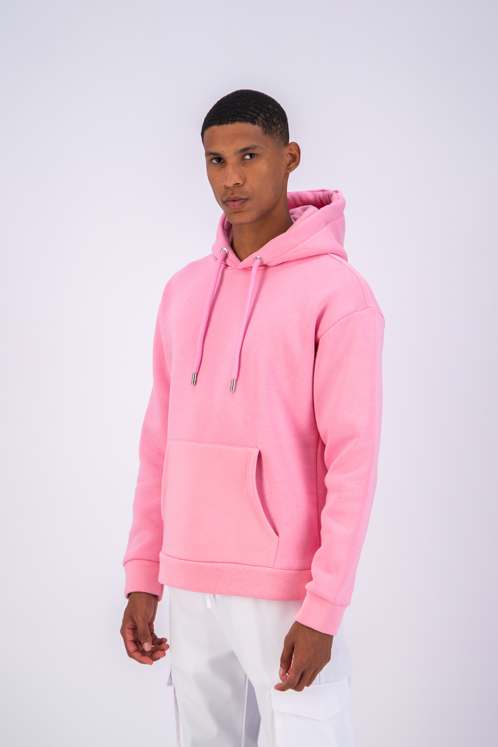 Sweat Uni Rose Oversize – Simplicité Urbaine, Confort Premium
