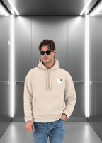 Sweat LOVE Beige : Coeur Blanc & Style minimaliste