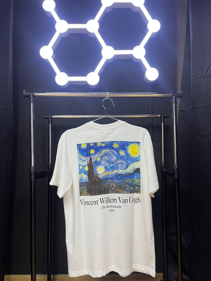 T-shirt VanGogh Blanc - Art et Mode