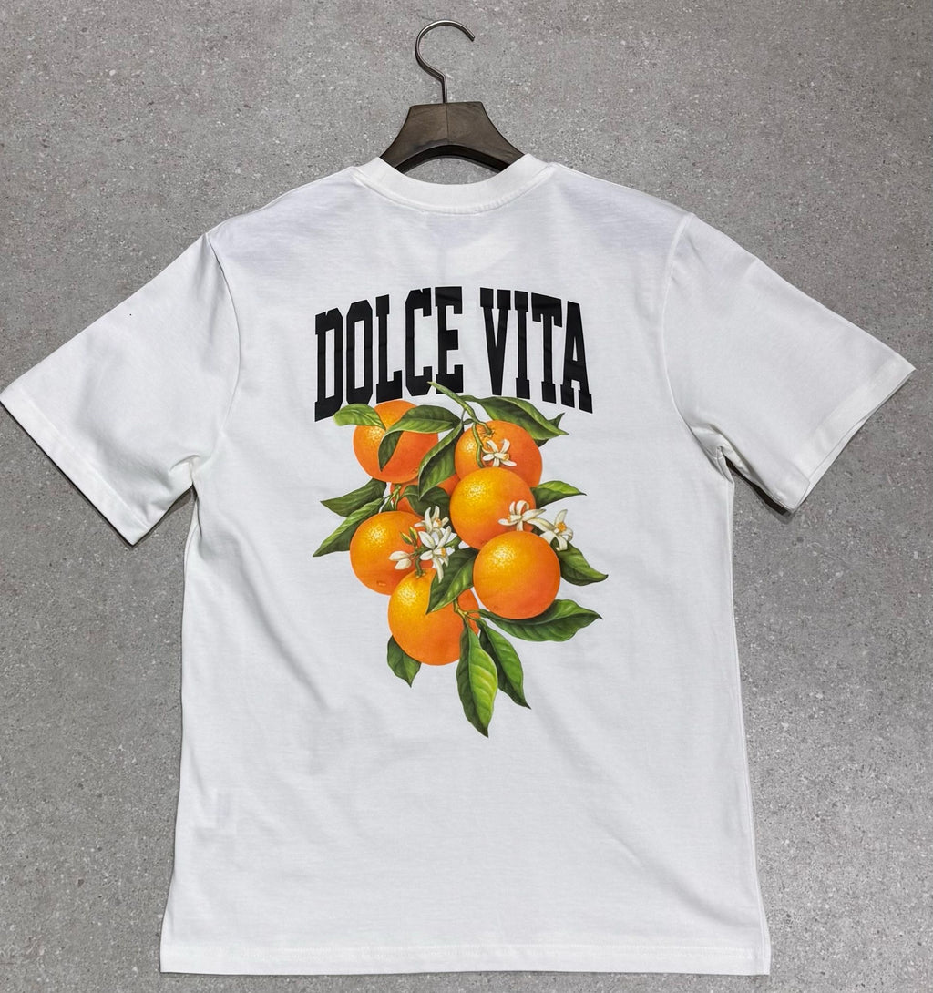 T-shirt Dolce Vita Blanc – Style Urbain et Minimaliste