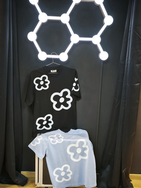 T-shirt Nuages Noir - Design et chill