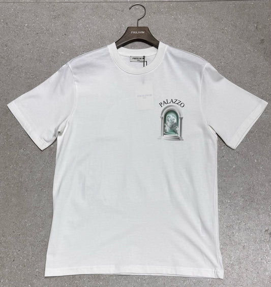 T-shirt Palazzo Blanc – Style Urbain et Minimaliste
