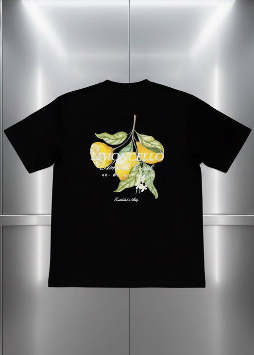 T-shirt Lemon Noir : Style Urbain & Minimaliste