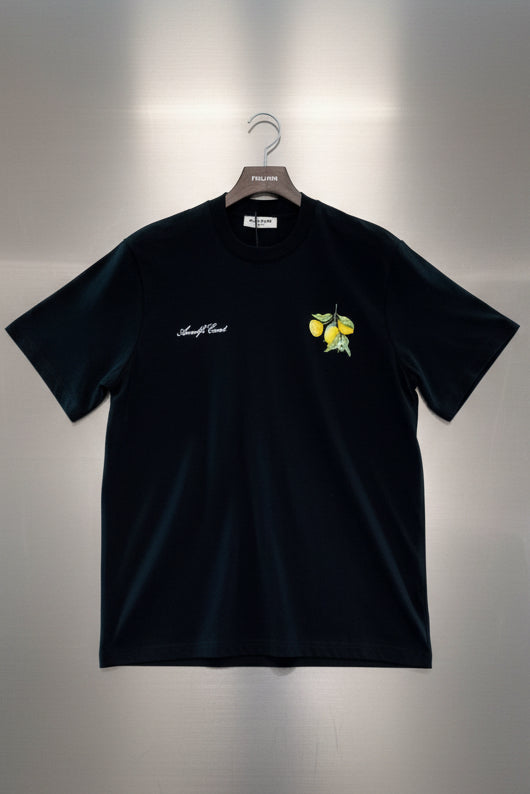 T-shirt Lemon Noir : Style Urbain & Minimaliste