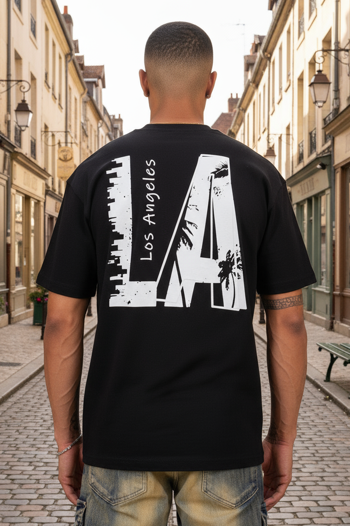 T-shirt LA Noir – Streetwear Westcoast