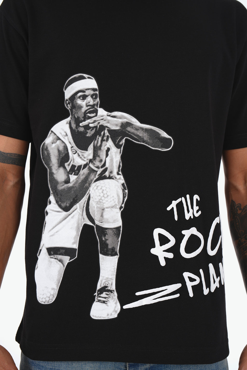 T-shirt Basket Rock Noir – Style Urbain et Sportif