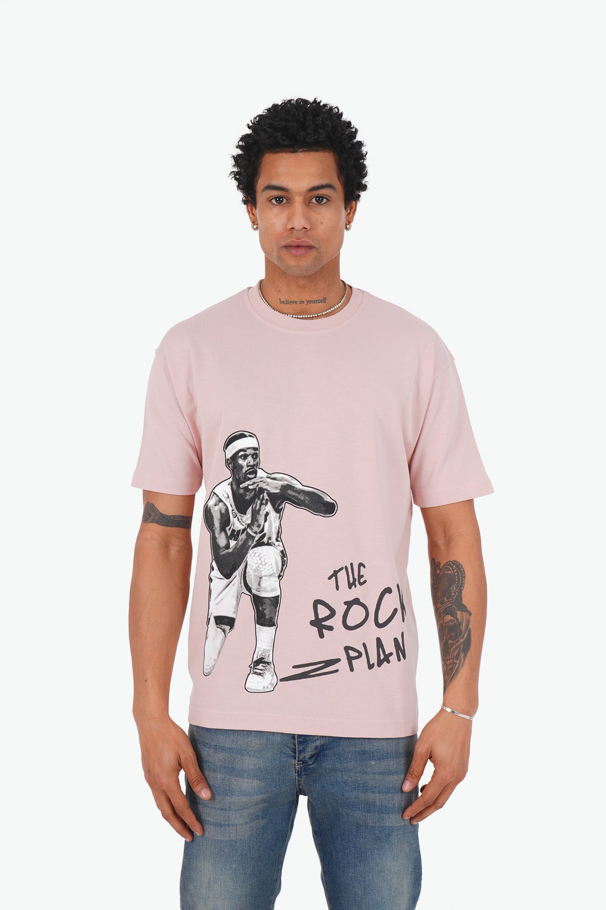 T-shirt Basket Rock Rose – Style Urbain et Sportif