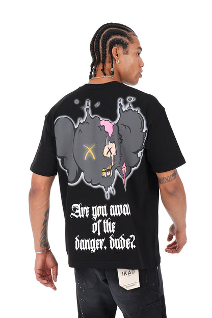 T-shirt We Are Aware Noir – Streetwear et minimaliste