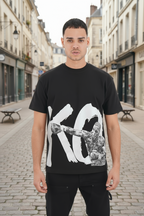 T-shirt KO Boxe Noir : Style Fight & Streetwear Audacieux