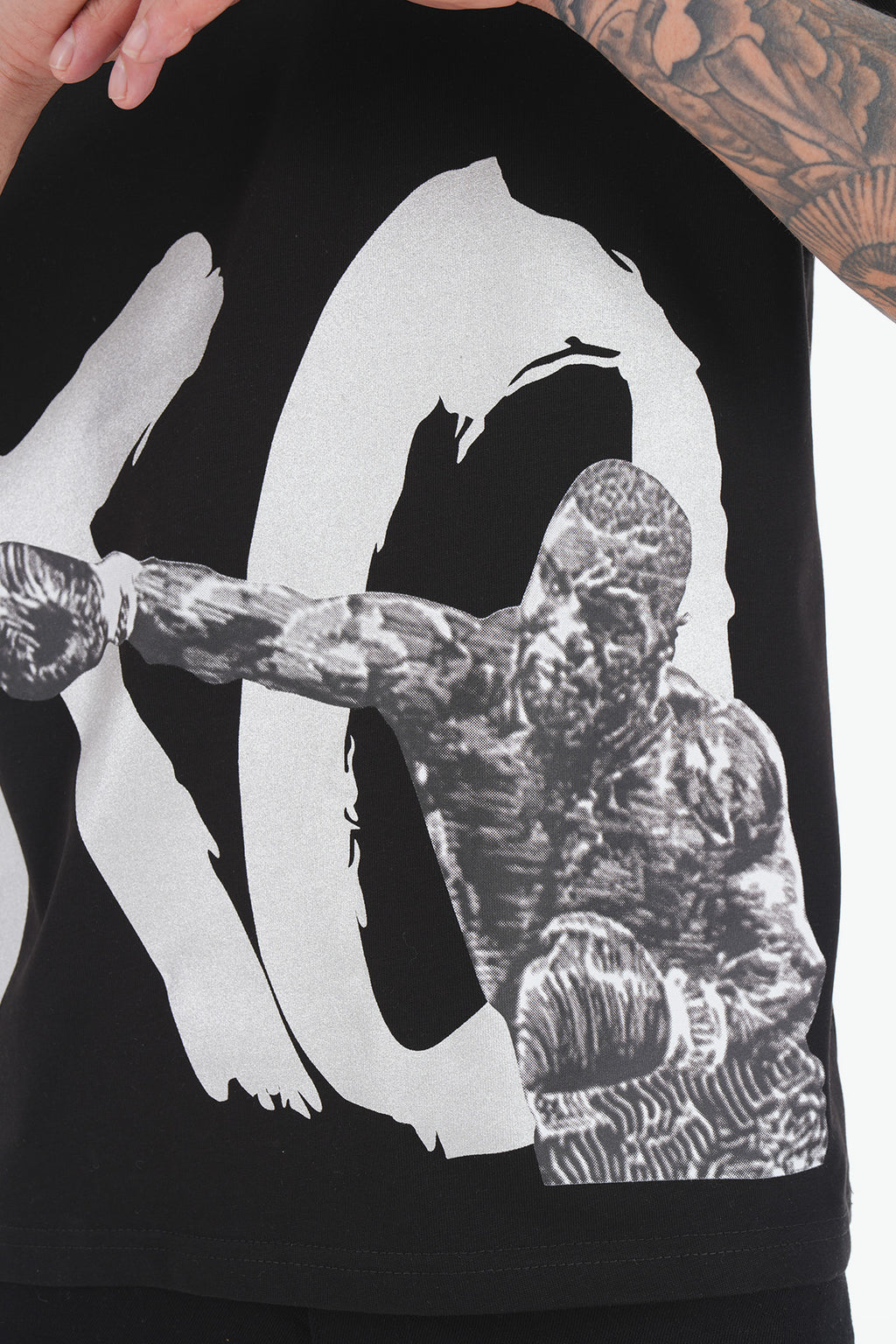 T-shirt KO Boxe Noir – Style Fight & Streetwear Audacieux