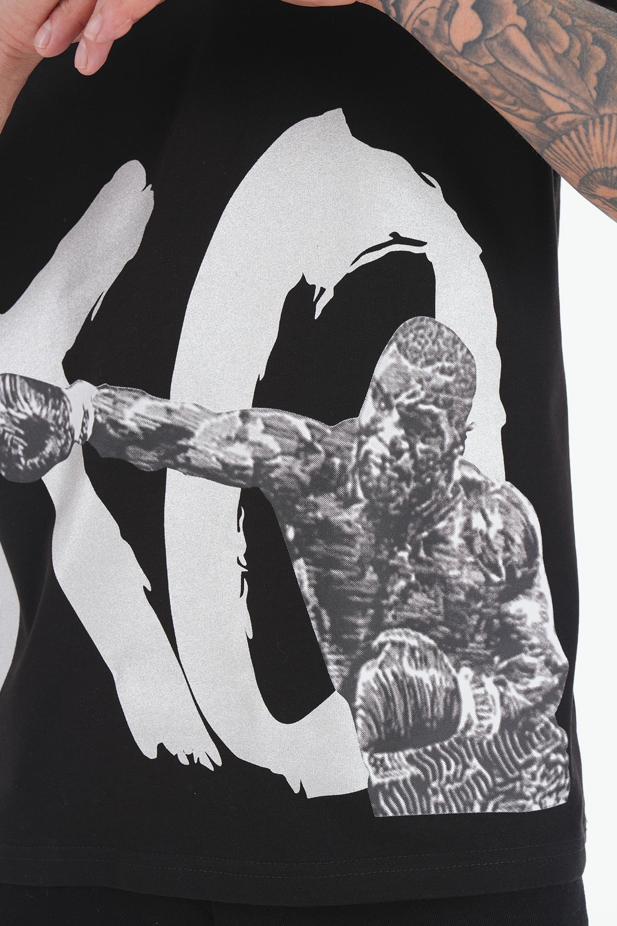 T-shirt KO Boxe Noir – Style Fight & Streetwear Audacieux