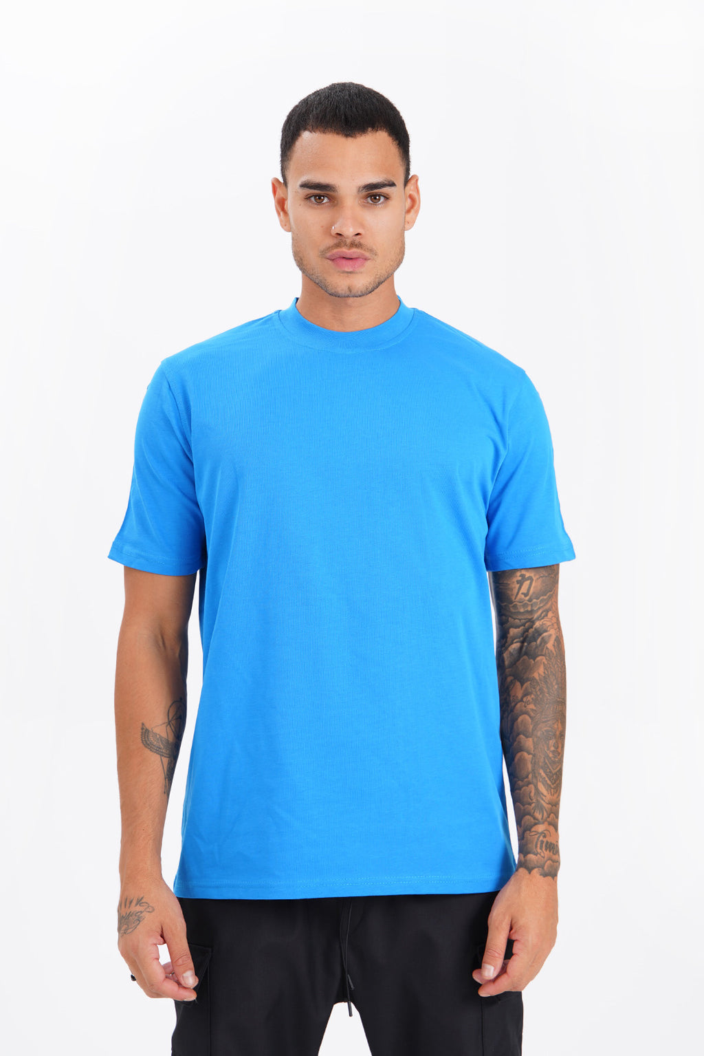 T-shirt Uni Bleu - Premium et Oversize
