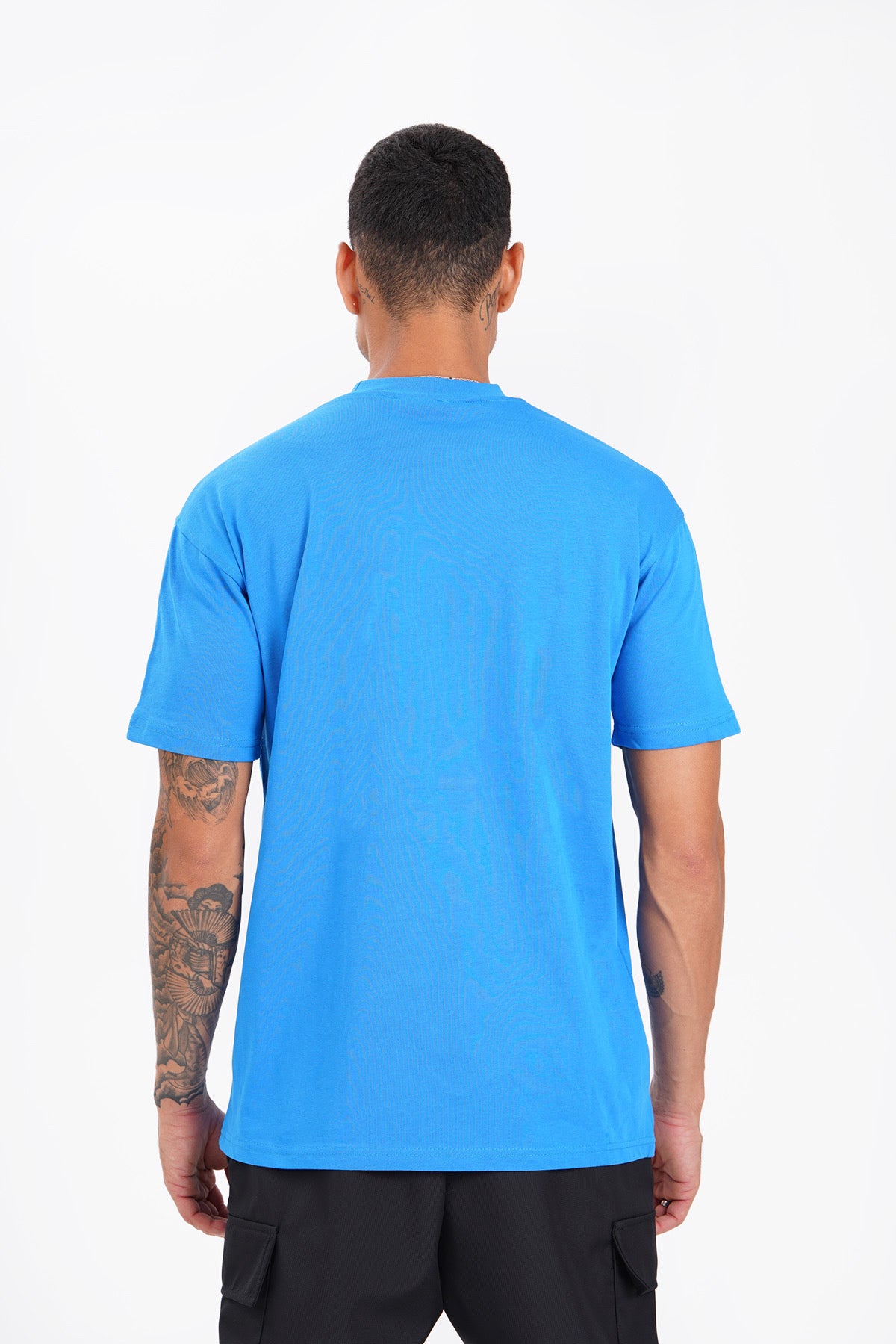 T-shirt Uni Bleu - Premium et Oversize