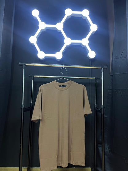 T-shirt Uni Marron - Premium et Oversize