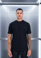 T-shirt Uni Noir : Premium & Droit