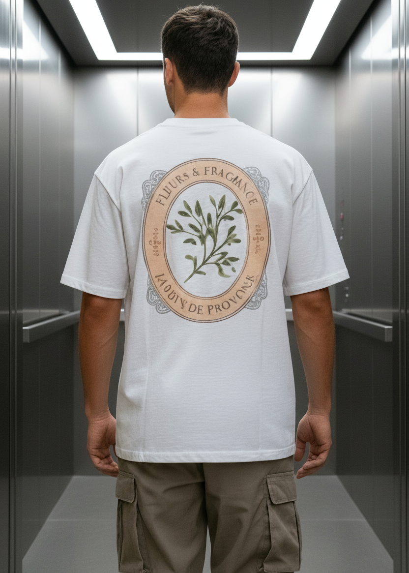 T-shirt Fleur Flagrance : Coupe droite & Style Urbain