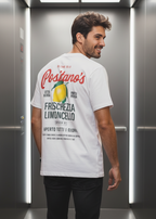 T-shirt Positanos Blanc : Coupe droite & Style minimaliste