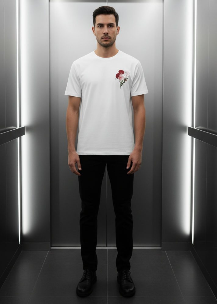 T-shirt Provence blanc : Coupe Oversize & Style Minimaliste