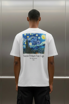 T-shirt VanGogh Blanc : Oversize & Art Mode