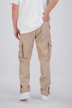 Cargo Tokyo Beige : Coupe droite & Style Urbain