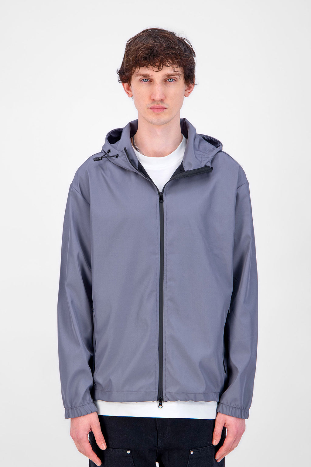 Veste Brooklyn Grise – Essence du style New-Yorkais