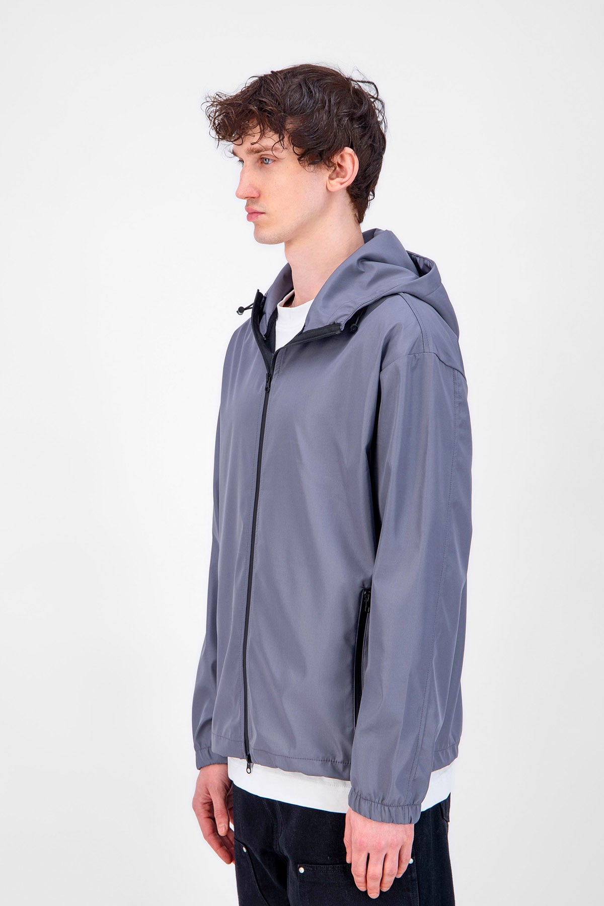 Veste Brooklyn Grise – Essence du style New-Yorkais