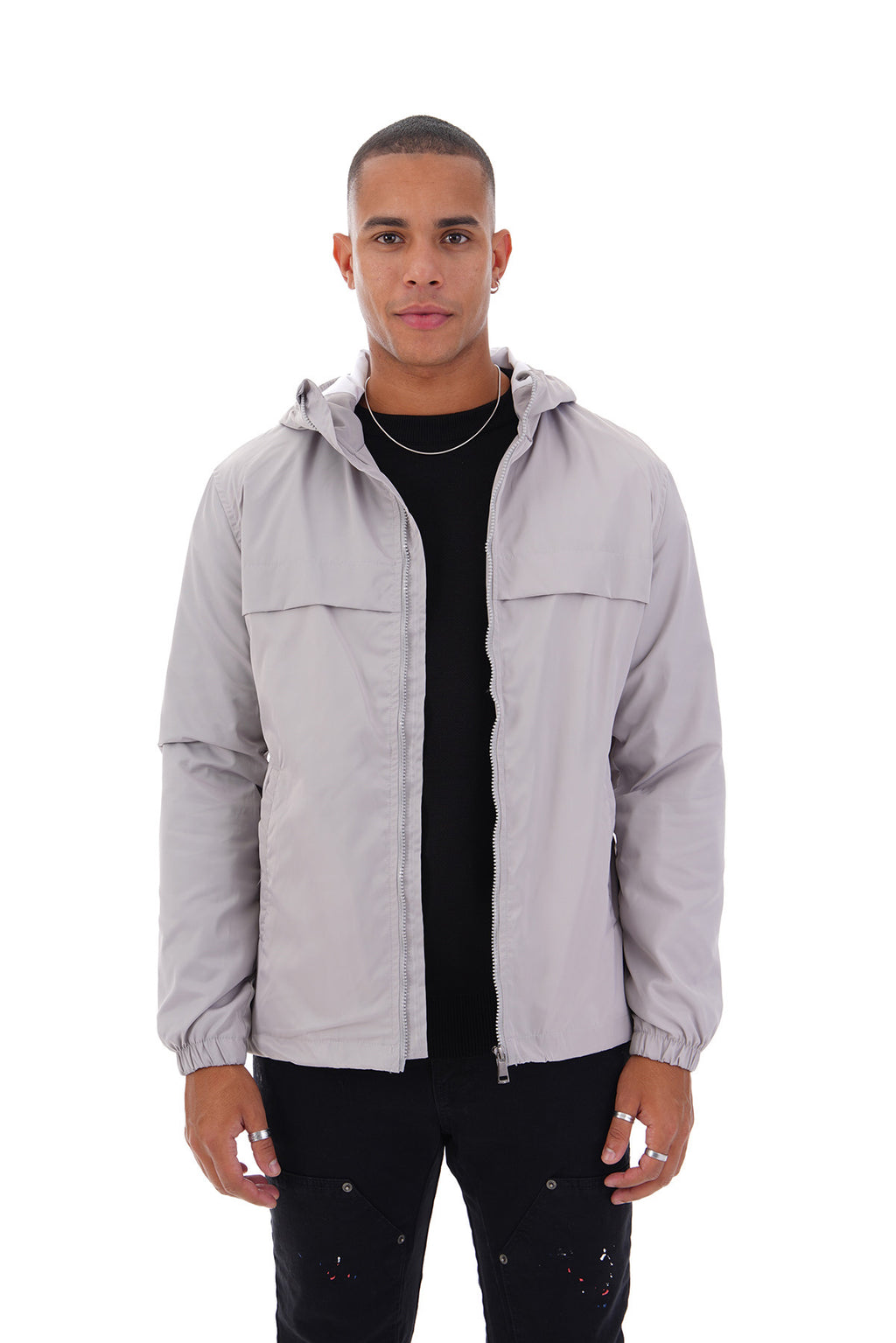Veste Rotterdam Gris - Style Coupe Vent