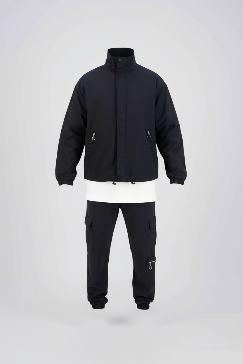 Ensemble Jogging Capone Noir – Chicago & Ghetto