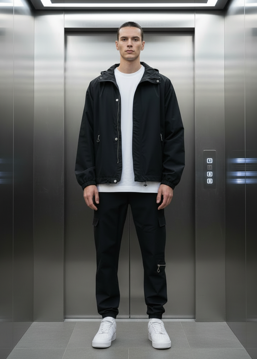 Ensemble Jogging Capone Noir : Chicago & Ghetto