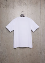 T-shirt LOVE Blanc : Coupe oversize & Coeur bleu